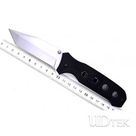 Folding knife with black G10 handle UD17042